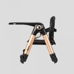 Apramo Flippa Rockstar 摺疊兒童餐椅 (魔法金) — 輕巧環保，閃耀每一個用餐時刻